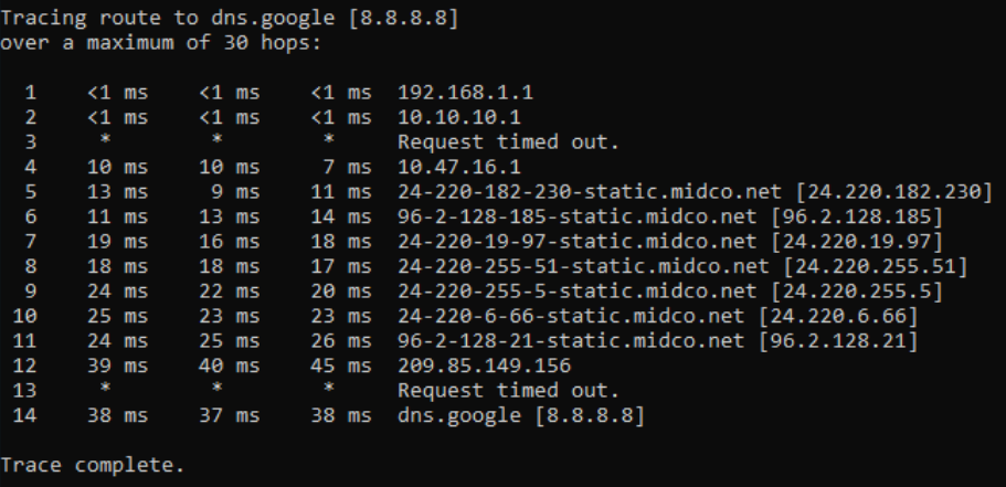 Traceroute linux. Tracepath. Trace IP software.